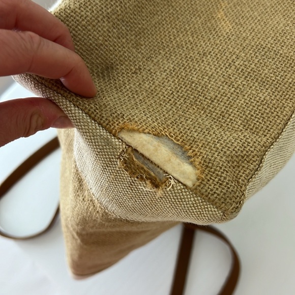 Apolis market tote with long handle in natural - Picture 6 of 6